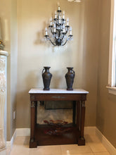 Load image into Gallery viewer, French Empire Style Marble Top Console Table