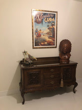 Load image into Gallery viewer, Antique solid wood buffet/sideboard