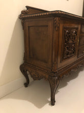 Load image into Gallery viewer, Antique solid wood buffet/sideboard