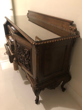 Load image into Gallery viewer, Antique solid wood buffet/sideboard