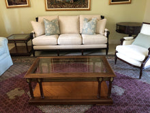Load image into Gallery viewer, Hancock & Moore Mahogany Sofa with Solid Mahogany Accents