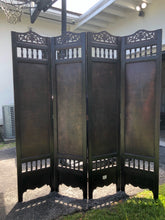 Load image into Gallery viewer, Antique Four Panel Room Divider