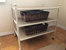 Load image into Gallery viewer, Beverage Cart, Bar Cart or Side Table on Wheels