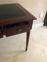 Load image into Gallery viewer, Antique English Regency Mahogany Leather Writing desk