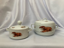 Load image into Gallery viewer, Vintage Kuba Bavarian Porcelain Lobster Dinnerware Set