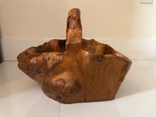 Load image into Gallery viewer, Vintage Hand Carved Wood Bowl/Basket