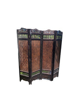 Load image into Gallery viewer, Antique Four Panel Room Divider