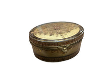 Load image into Gallery viewer, Vintage Gold Trinket Box