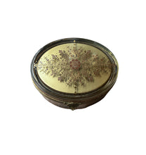 Load image into Gallery viewer, Vintage Gold Trinket Box