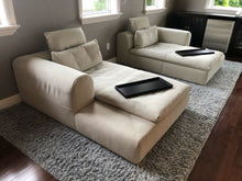 Load image into Gallery viewer, Leather Chaise Lounges - Set of 2