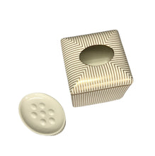 Load image into Gallery viewer, Ceramic Tissue Holder and Soap Dish