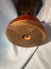 Load image into Gallery viewer, Antique Dark Brass Urn with Wood Base