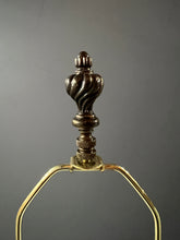 Load image into Gallery viewer, Vintage Ceramic & Bronze Lamp with Shade