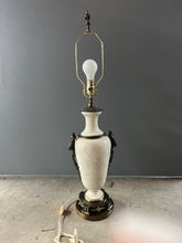 Load image into Gallery viewer, Vintage Ceramic & Bronze Lamp with Shade
