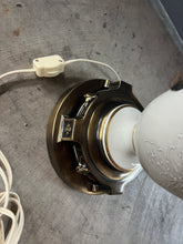 Load image into Gallery viewer, Vintage Ceramic & Bronze Lamp with Shade