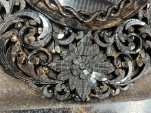 Load image into Gallery viewer, Hand Cut Glass Oval Mirror - Vertical or Horizontal Hanging