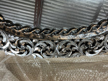 Load image into Gallery viewer, Hand Cut Glass Oval Mirror - Vertical or Horizontal Hanging