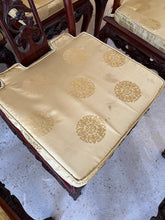 Load image into Gallery viewer, Antique Rosewood Dining Table, Chinese Carved, With 8 Chairs and Two Extension Leaves