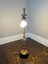 Load image into Gallery viewer, Global Views Brass Table Lamp with Brass Shade
