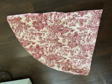 Load image into Gallery viewer, French Toile Tablecloth 120" Round in Red