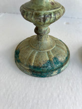 Load image into Gallery viewer, Vintage Rustic Metal Candelabras/Candleholder/Candlesticks - set of two