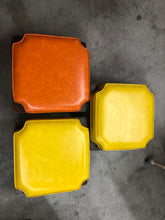 Load image into Gallery viewer, Vintage 1960s Ethan Allen Stacking Stools- Set of 3