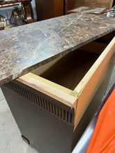 Load image into Gallery viewer, Vintage Lane Three Drawer Dresser Chest With Marble Top