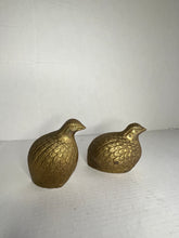 Load image into Gallery viewer, Vintage Brass Quail/Bird Figurines - Set of 2