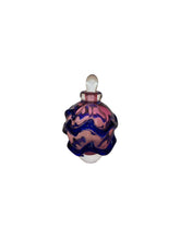 Load image into Gallery viewer, Pink & Blue Art Glass Perfume Bottle