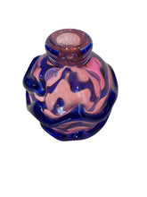 Load image into Gallery viewer, Pink & Blue Art Glass Perfume Bottle