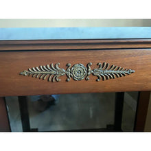 Load image into Gallery viewer, French Empire Style Marble Top Console Table