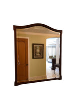 Load image into Gallery viewer, Portuguese Mahogany Framed Mirror - Hangs Vertically