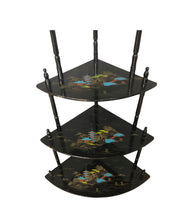 Load image into Gallery viewer, 1950s Vintage Japanese 5-Tiered Corner Display Shelf