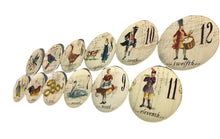 Load image into Gallery viewer, 12 Days of Christmas Salad/Dessert Plates