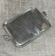 Load image into Gallery viewer, Large Pewter Tray Platter
