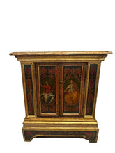 Load image into Gallery viewer, Florentine Hand Painted Cabinet with Classical Figural Depictions, c. mid 1800s
