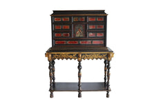 Load image into Gallery viewer, Antique 17th Century Dutch Travelling Chest made in the Netherlands in c. 1680 with 18th Cent Chinoiseries Stand c. 1700s
