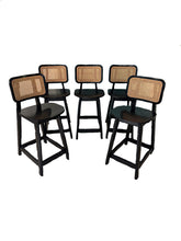 Load image into Gallery viewer, Cane Domino Counter Stool by Podium - Set of 5
