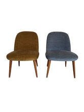 Load image into Gallery viewer, Vintage 1950s Mid Century Modern Upholstered Accent Chairs - Set of 2
