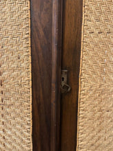 Load image into Gallery viewer, Vintage Indonesian Armoire with Natural Rattan Door Panels, c. 1990s
