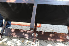 Load image into Gallery viewer, Antique Italian Carved Walnut Upholstered Bench, c. late 1800s
