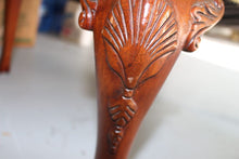 Load image into Gallery viewer, Vintage Queen Anne Style Chenille Wingback Chairs - set of 2
