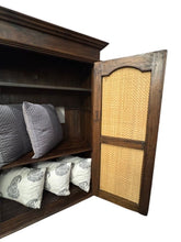 Load image into Gallery viewer, Vintage Indonesian Armoire with Natural Rattan Door Panels, c. 1990s
