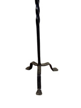 Load image into Gallery viewer, Antique Wrought Iron Floor Candelabras - Holds Five Candles - Set of 2
