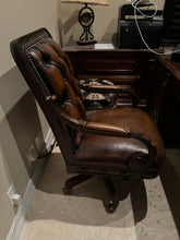 Load image into Gallery viewer, Executive Leather Desk Chair by Robb &amp; Stucky
