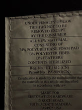 Load image into Gallery viewer, Restoration Hardware Kensington Ebony Leather Sofa with 44” depth and Luxe Down Feather Fill
