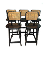 Load image into Gallery viewer, Cane Domino Counter Stool by Podium - Set of 5
