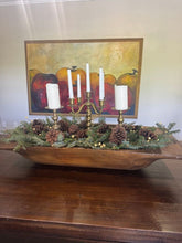 Load image into Gallery viewer, Antique Large Wooden Dough Bowl or Trencher Bowl, c. early 20th century
