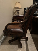 Load image into Gallery viewer, Executive Leather Desk Chair by Robb &amp; Stucky
