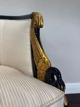 Load image into Gallery viewer, Vintage French Empire Style / Hollywood Regency Swan Tub Chairs - Set of 2
